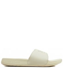 Klapki Under Armour beżowe damskie 