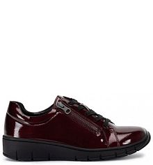 Półbuty Clara Barson bordowy damskie 