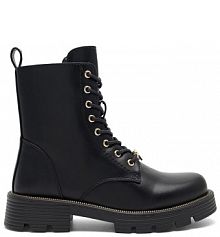 Trzewiki Nelli Blu czarne dziecięce 