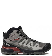 Buty trekkingowe wysokie Salomon szare męskie 