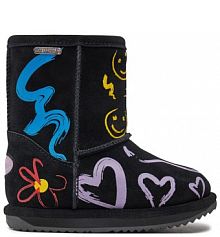 Śniegowce EMU Australia czarne dziecięce 