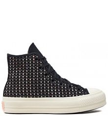Trampki wysokie Converse czarne damskie