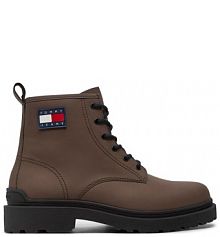 Trapery Tommy Jeans brązowe męskie 