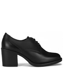 Półbuty na obcasie Lasocki czarne damskie 