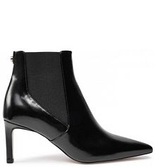 Botki na szpilce BOSS czarne 