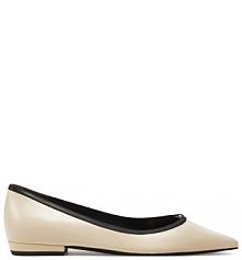 Baleriny Tory Burch beżowe damskie 