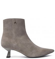 Botki na szpilce Patrizia Pepe szare 