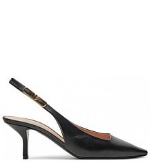 Sandały na szpilce Emporio Armani czarne 