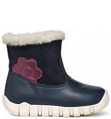 Kozaki Geox granatowe dziecięce 