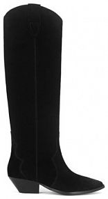 Kozaki na obcasie Badura czarne 