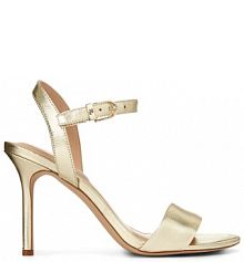 Sandały na szpilce LAUREN RALPH LAUREN złote 