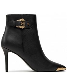 Botki na szpilce Versace Jeans Couture czarne 