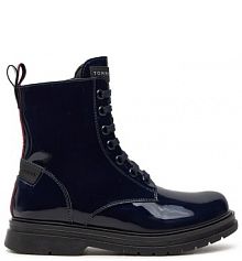 Botki Tommy Hilfiger granatowe dziecięce 
