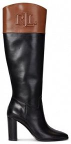 Kozaki na obcasie LAUREN RALPH LAUREN czarne 