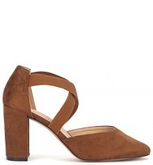 Czółenka Clara Barson brązowe 