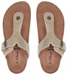 Japonki s.Oliver beżowe damskie 