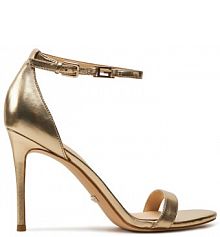 Sandały na szpilce Guess złote 