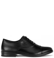 Półbuty wizytowe Rieker czarne męskie 