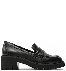 Półbuty na obcasie Tamaris czarne damskie 