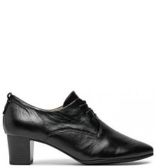 Półbuty na obcasie Caprice czarne damskie 