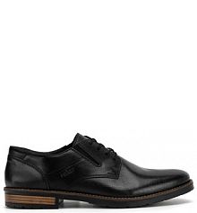 Półbuty wizytowe Rieker czarne męskie 