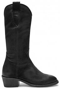 Kozaki na obcasie Tamaris czarne 