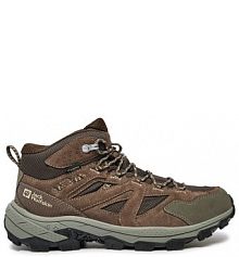 Buty trekkingowe wysokie Jack Wolfskin brązowe męskie 