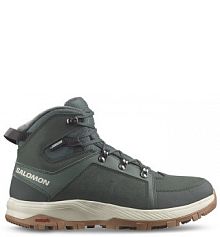 Buty trekkingowe wysokie Salomon zielone męskie 