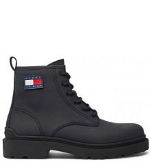 Trapery Tommy Jeans czarne męskie 