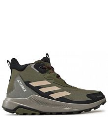 Buty trekkingowe wysokie adidas zielone męskie 