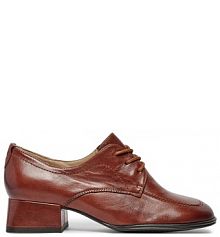 Półbuty na obcasie Caprice brązowe damskie 