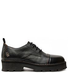 Półbuty wizytowe Fly London czarne męskie 