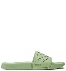 Klapki Puma zielone damskie 