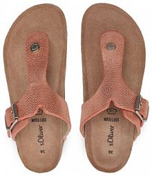 Japonki s.Oliver koralowy damskie 