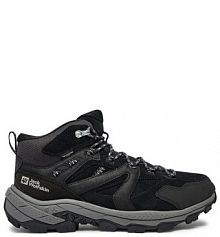 Buty trekkingowe wysokie Jack Wolfskin szare męskie 