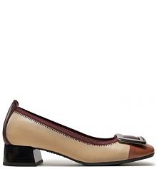 Baleriny Hispanitas beżowe damskie 