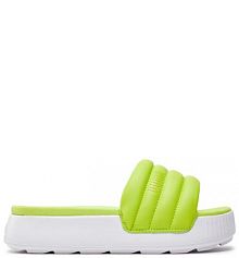 Klapki Puma zielone damskie 