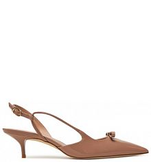 Sandały na szpilce Stuart Weitzman beżowe 