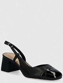 Sandały na słupku ALDO  czarne 13812165.BIALLE