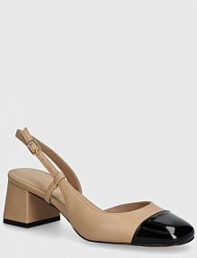 Sandały na słupku ALDO  beżowe 13812167.BIALLE