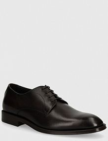 Półbuty sznurowane Boss  brązowe męskie 50522941.203