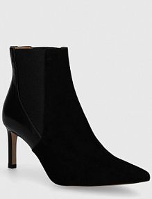 Botki na szpilce Boss  czarne 50523359.001