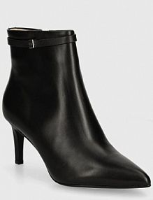 Botki na szpilce Calvin Klein  czarne HW0HW02172