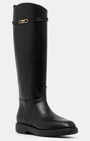 Kozaki Emporio Armani  czarne damskie EW000422.AF11991.UC001