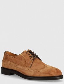 Półbuty sznurowane Gant  brązowe męskie 28633464.G45