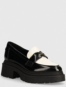 Mokasyny Guess  czarne damskie FLTFI2.ELE14.BLKIV