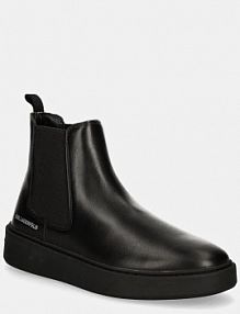 Sztyblety Karl Lagerfeld  czarne męskie KL53340A.000