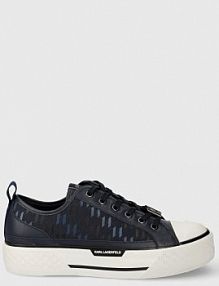 Tenisówki Karl Lagerfeld  granatowe męskie KL50424.HAB