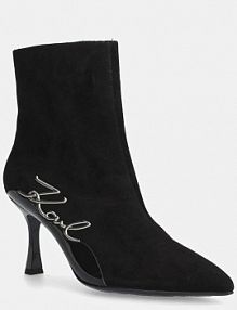 Botki na szpilce Karl Lagerfeld  czarne KL32744.500