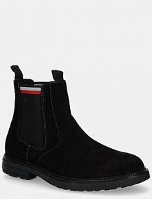 Sztyblety Tommy Hilfiger  czarne męskie FM0FM05191